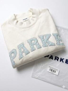 Parke Bridal Varsity Mockneck In Honeymoon Sold Out